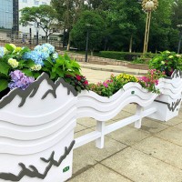杭州公园椅,湖州弧形花箱,上海道路花箱,湖州道路护栏