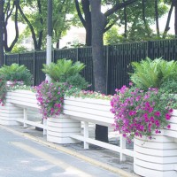 湖州花箱,上海高架桥花箱,浙江护栏花箱,杭州公园椅,湖州栏杆