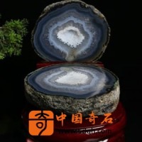 天然玛瑙水晶聚宝盆聚原石奇石