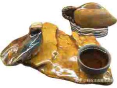 天然象形奇石组合《千秋大业一壶茶》